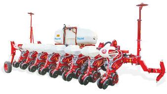 VEGA 8 PROFI mit Vorrichtung zur Ausbringung von flüssigen Komplexdüngern