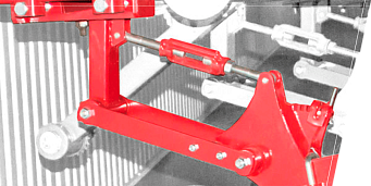 Parallelogrammaufhängung der Sektionen
