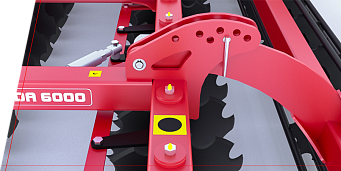 Einstellung der Arbeitstiefe