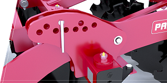 Einstellung der Arbeitstiefe