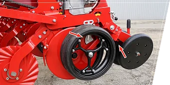 Nachlauf-Stützräder mit Speichen