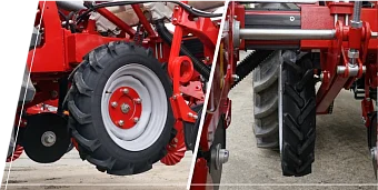 Einstellbare Stütz-Antriebsräder