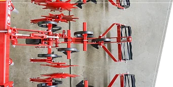 Optimale Anordnung der Arbeitsorgane