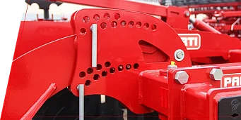 Einstellung der Arbeitstiefe